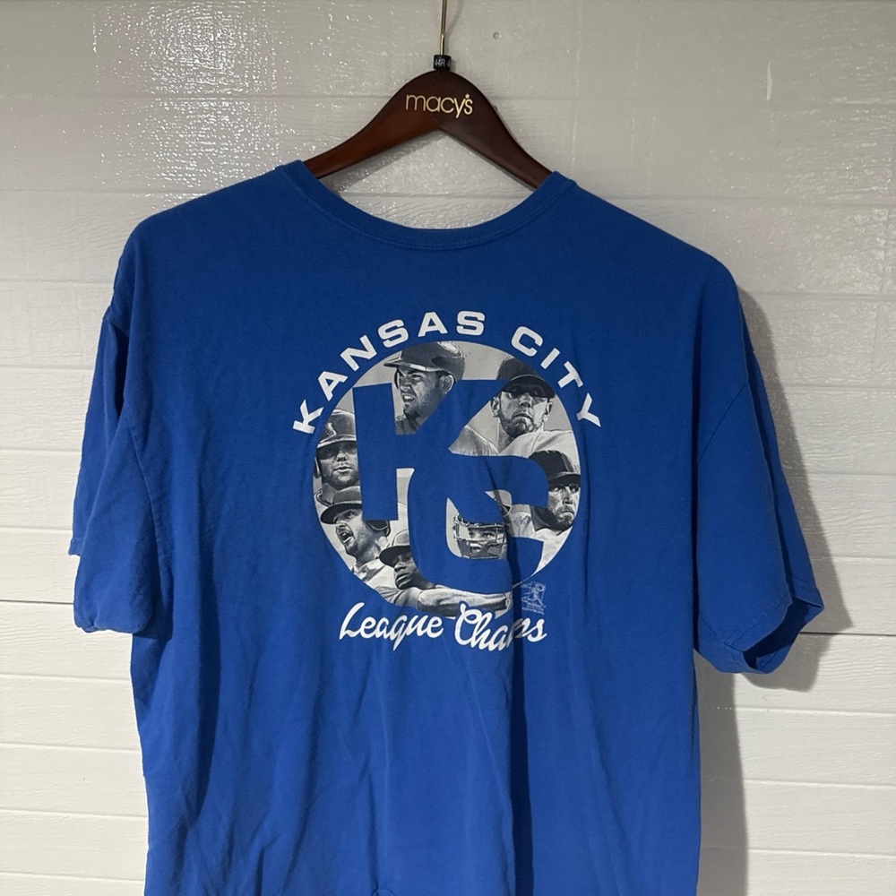 Men’s Size XL 2014 Kansas City Royals Blue Graphic T-Shirt